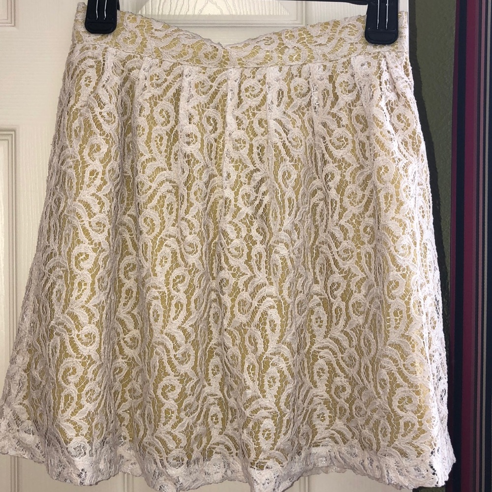 White Lace Skirt
